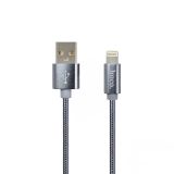 Кабель USB HOCO (X2) для iPhone Lightning 8 pin 1 м (серый)