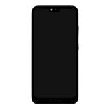 Дисплей (экран) в сборе с тачскрином для Huawei Honor 10 (COL-L29) черный с рамкой (Premium LCD)
