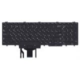 Клавиатура для ноутбука Dell Precision 7530 7730 черная с подсветкой