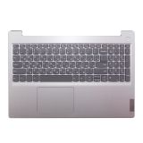 Клавиатура (топ-панель) для ноутбука Lenovo IdeaPad 3-15ARE 3-15IML 3-15IIL серая с серебристым топкейсом