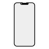 Стекло для переклейки iPhone 13, 13 PRO олеофобное покрытие (черный)