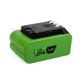 Аккумулятор TopON G24B4 для Greenworks 24V 6.0Ah (Li-ion) 