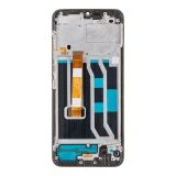 Дисплей (экран) в сборе с тачскрином для Realme C11 (RMX2185) черный с рамкой (Premium LCD)