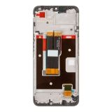 Дисплей (экран) в сборе с тачскрином для Realme C31 (RMX3501) черный с рамкой (Premium LCD)