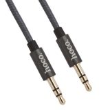 Аудиокабель HOCO UPA03 Noble Sound Series AUX Audio Cable L=1M серый