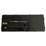 Клавиатура для ноутбука HP EliteBook 820 G3, 820 G4, 725 G3 черная с серой рамкой и подсветкой, под трекпоинт