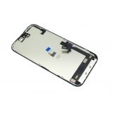 Дисплей (экран) в сборе с тачскрином для iPhone 16 черный hard oled
