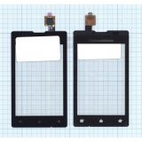 Сенсорное стекло (тачскрин) для Sony Xperia E, E Dual C1505, C1605 черное
