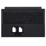 Клавиатура (топ-панель) для ноутбука Acer Aspire 7 A715-41G черная с черным топкейсом