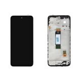 Дисплей (экран) в сборе с тачскрином для Xiaomi Redmi 12 4G (23053RN02Y) черный с рамкой (Premium LCD)