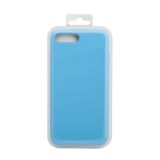 Силиконовый чехол для iPhone 8 Plus/7 Plus Silicone Case (небесно-голубой, блистер) 16