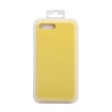 Силиконовый чехол для iPhone 8 Plus/7 Plus Silicone Case (светло-желтый, блистер) 55