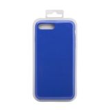Силиконовый чехол для iPhone 8 Plus/7 Plus Silicone Case (синий, блистер) 40