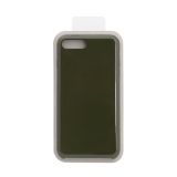 Силиконовый чехол для iPhone 8 Plus/7 Plus Silicone Case (темно-зеленый, блистер) 48