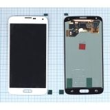 Дисплей (экран) в сборе с тачскрином для Samsung Galaxy S5 SM-G900H белый