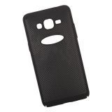 Защитная крышка для Samsung J2 Prime "LP" Сетка Soft Touch (черная) европакет
