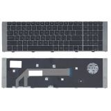 Клавиатура для ноутбука HP ProBook 4740S черная с серой рамкой