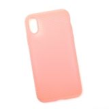 Силиконовый чехол "LP" для iPhone Xr "Silicone Dot Case" (розовый/коробка)