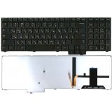 Клавиатура для ноутбука Samsung 700G7A черная с подсветкой