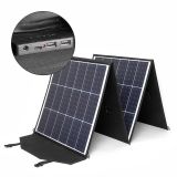 Солнечная панель TOP-SOLAR-200 200W 18V DC, Type-C PD 60W, 2 USB, влагозащищенная, складная на 4 секции