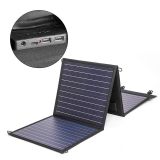 Солнечная панель TOP-SOLAR-80 80W 18V DC, Type-C PD 60W, 2 USB, влагозащищенная, складная на 4 секции