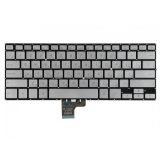 Клавиатура для ноутбука Asus NX500 NX500JK серебристая