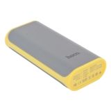 Универсальный внешний аккумулятор HOCO B21-5200 Tiny Concave Pattern Power Bank 5200 mAh LiOn USB 1A серый