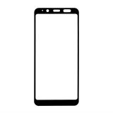 Защитное стекло "LP" для Samsung Galaxy J6 2018 Thin Frame Full Glue с рамкой 0,33 мм 2,5D (черное)
