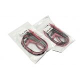 Щупы для тестера LEK-B09 позолоченный медный наконечник, кабель 85 см 2 шт