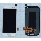 Дисплей (экран) в сборе с тачскрином для Samsung Galaxy S3 GT-I9300 белый с рамкой (Premium LCD)