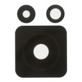 Стекло камеры для Xiaomi 12T (22071212AG), 12T Pro (22081212UG) без рамки (черное)