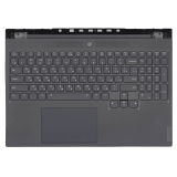 Клавиатура (топ-панель) для ноутбука Lenovo Legion 7-16ITHg6 серая с серым топкейсом