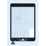 Сенсорное стекло (тачскрин) для Ipad mini / mini 2 черное (без разъема)