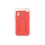 Чехол с металлической пластиной для iPhone 11 красный