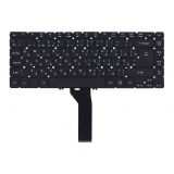 Клавиатура для ноутбука Acer для Aspire R7-571, R7-571G, R7-572 черная с подсветкой, большой Enter
