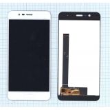 Дисплей (экран) в сборе с тачскрином для Asus ZenFone 3 Max ZC520TL белый