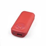 Универсальный внешний аккумулятор MICHL Li-ion 1 USB выход 1А, 5600 мАч, красный