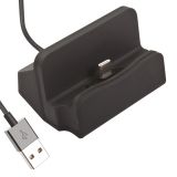 Стакан зарядки USB Type-C и совместимые устройства черный, коробка