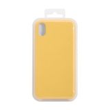 Силиконовый чехол для iPhone Xr  Silicone Case (желтый, блистер) 4