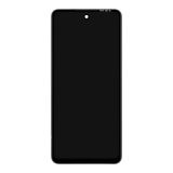 Дисплей (экран) в сборе с тачскрином для Infinix Smart 8 Plus (X6526) черный с рамкой (Premium LCD)