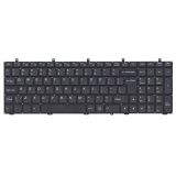 Клавиатура для ноутбука DNS 0170720 Clevo W350 W370 черная, большой Enter