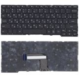 Клавиатура для ноутбука Lenovo Yoga 2 11 черная без рамки