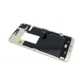 Дисплей (экран) в сборе с тачскрином для iPhone 15 Pro Max черный  (Soft OLED/ Full HD)