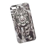 Защитная крышка для iPhone 8 Plus/7 Plus "KUtiS" Animals OK-4 Тигр (белая)