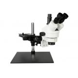 Микроскоп тринокулярный на штативе Kaisi 37045A-STL3 (подсветка)
