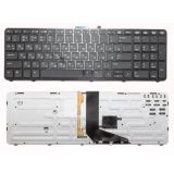 Клавиатура для ноутбука HP ZBook 15 17 черная с трекпойнтом