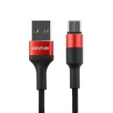 Кабель для зарядки USB - Type-C 1.2м 2A черный IQFuture IQ-UC2A