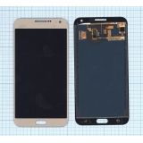 Дисплей (экран) в сборе с тачскрином для Samsung Galaxy E7 SM-E700 золотистый (TFT-совместимый)