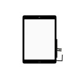 Сенсорное стекло (тачскрин) для iPad 6 (2018) с кнопкой HOME, с микросхемой черное (Premium)