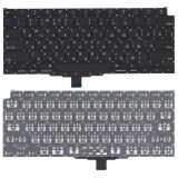 Клавиатура для ноутбука MacBook Air 13 Retina A2179 Early 2020 черная, плоский Enter